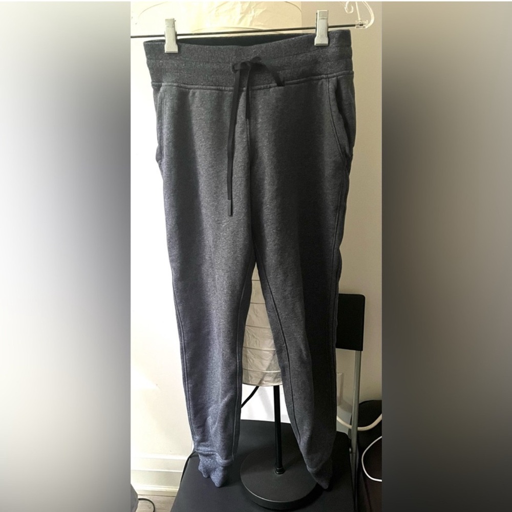 NWOT WOMENS LULULEMON WARM DOWN JOGGER IN HEATHERED CORE
GRAY SIZE 4 - Picture 5 of 10